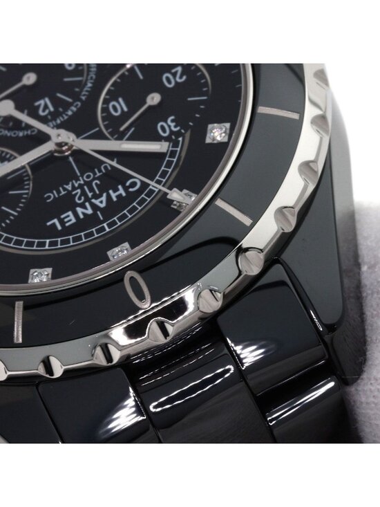 Chanel Chronograph 41 mm Diamond Watch Ceramic main image 10